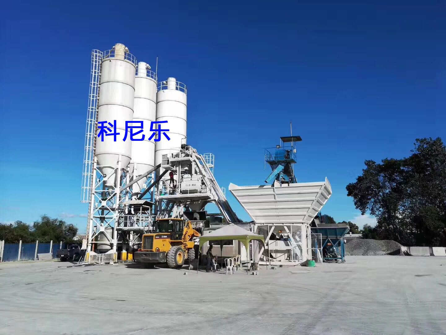 移動式混凝土攪拌站 移動式混凝土攪拌站