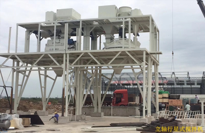 行星式混凝土搅拌机 行星式混凝土搅拌机