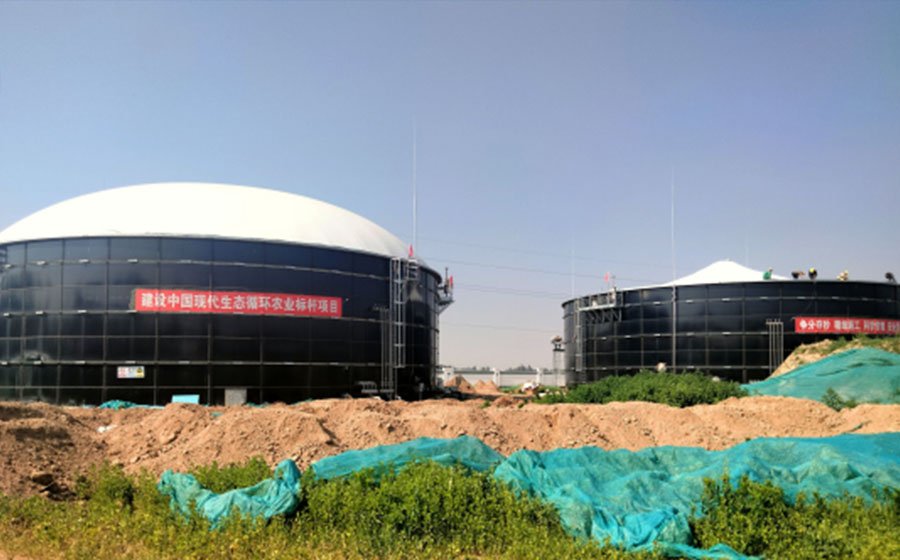 山东德州大型生物质沼气项目