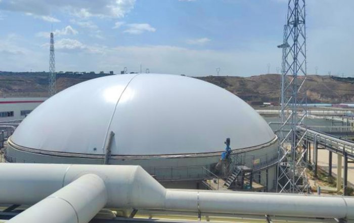 一体化双膜气柜