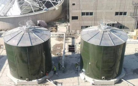 青岛海越厌氧消化系统的核心专家：适用于沼气工程的浮盘式稳压柜，提供安全、密封、增效的整体解决方案