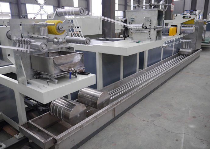 New High Speed & High Output Strap Extrusion Machine